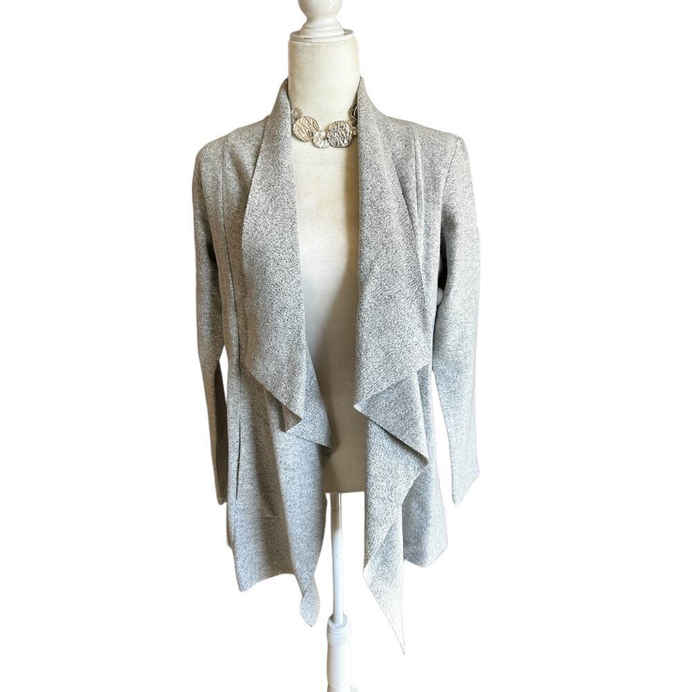 Club Monaco Wool Blend Grey Open Cardigan - size medium